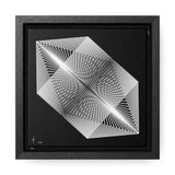 Triangles 01 - Framed Canvas Wrap Print