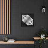 Triangles 01 - Framed Canvas Wrap Print