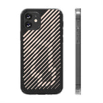Pink Stripes Clear iPhone Case