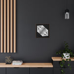 Triangles 01 - Framed Canvas Wrap Print