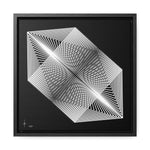 Triangles 01 - Framed Canvas Wrap Print
