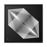 Triangles 01 - Framed Canvas Wrap Print