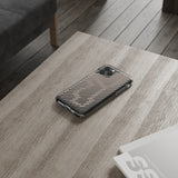 Pink Stripes Clear iPhone Case