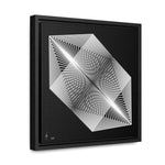 Triangles 01 - Framed Canvas Wrap Print