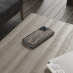 Pink Stripes Clear iPhone Case
