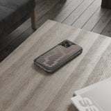 Pink Stripes Clear iPhone Case
