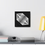 Triangles 01 - Framed Canvas Wrap Print