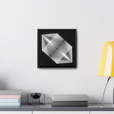 Triangles 01 - Framed Canvas Wrap Print