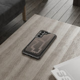 Pink Stripes Clear iPhone Case