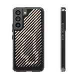Pink Stripes Clear iPhone Case
