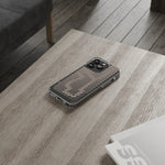 Pink Stripes Clear iPhone Case