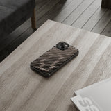 Pink Stripes Clear iPhone Case