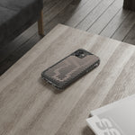 Pink Stripes Clear iPhone Case