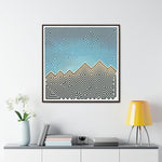 The Mountain - Framed Canvas Wrap Print