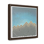 The Mountain - Framed Canvas Wrap Print