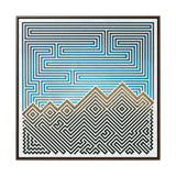 The Mountain - Framed Canvas Wrap Print