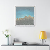 The Mountain - Framed Canvas Wrap Print