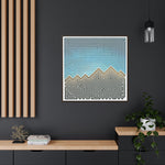 The Mountain - Framed Canvas Wrap Print