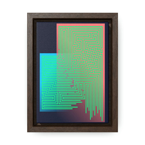 Intersection - Framed Canvas Wrap Print
