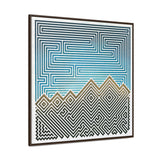 The Mountain - Framed Canvas Wrap Print