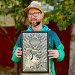 mushroom 01 | gold print