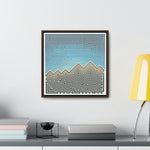 The Mountain - Framed Canvas Wrap Print