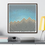 The Mountain - Framed Canvas Wrap Print