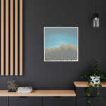 The Mountain - Framed Canvas Wrap Print