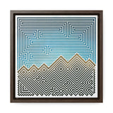 The Mountain - Framed Canvas Wrap Print