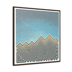 The Mountain - Framed Canvas Wrap Print
