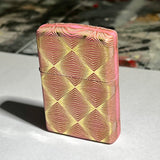 zippo lighter 02 - pink and gold